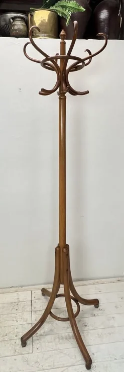 Pamono Free Standing Coat Rack in the style of Thonet, 1950s> Racks, Hooks & Valets