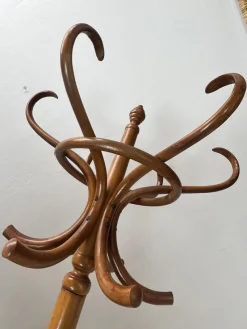 Pamono Free Standing Coat Rack in the style of Thonet, 1950s><noscript><img width=