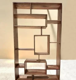 Best Pamono Freestanding Bookcase or Room Divider in Olive Wood