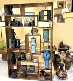 Best Pamono Freestanding Bookcase or Room Divider in Olive Wood
