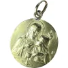 Best Pamono French 18 Karat Yellow Gold Jesus Christ Communion Medal Charm Pendant by Lasserre, 1930s