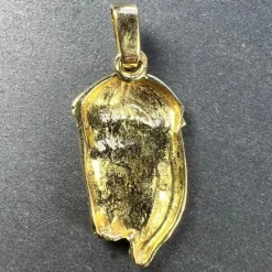 Pamono French 18 Karat Yellow Gold Jesus Christ Crown of Thorns Medal Pendant, 1970s