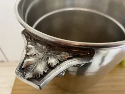 Pamono French Art Deco Champagne Cooler from Argit, Paris, 1930s><noscript><img width=