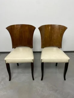 Pamono French Art Deco Dining Chairs, 1930s, Set of 6> Side Chairs & Dining Chairs