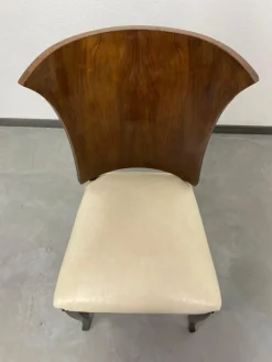 Pamono French Art Deco Dining Chairs, 1930s, Set of 6><noscript><img width=