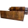 Pamono French Art Deco King Size Bed in Walnut, 1930> Beds & Bedroom Sets
