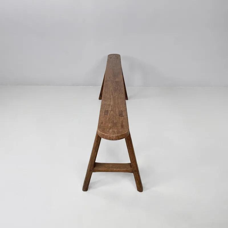 Sale Pamono French Art Deco Narrow Wood Bench, 1930s