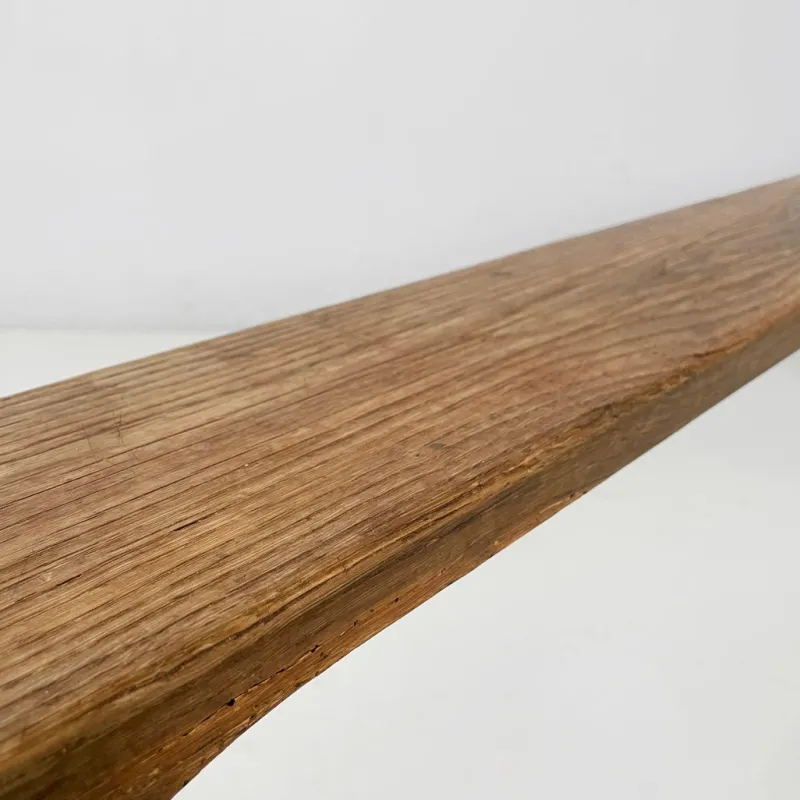 Sale Pamono French Art Deco Narrow Wood Bench, 1930s