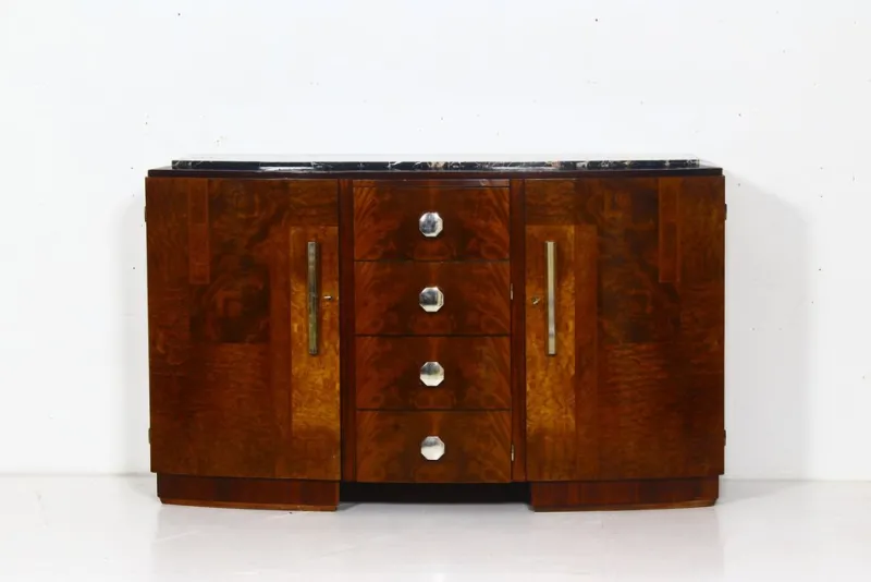 Pamono French Art Deco Sideboard, 1930s> Sideboards & Buffets