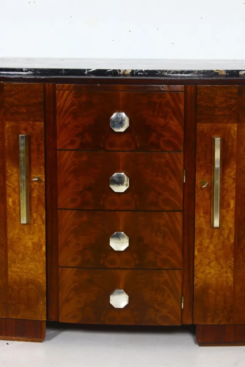 Pamono French Art Deco Sideboard, 1930s> Sideboards & Buffets