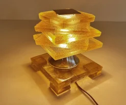 Hot Pamono French Art Deco Table Lamp from Maison Desny, 1930s