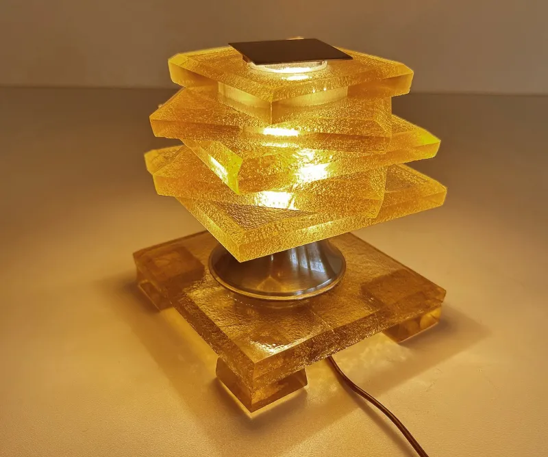 Hot Pamono French Art Deco Table Lamp from Maison Desny, 1930s