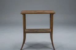 Pamono French Art Nouveau Marquetry Table by Emile Galle, 1900s
