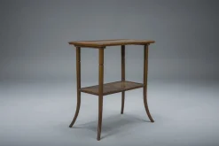 Pamono French Art Nouveau Marquetry Table by Emile Galle, 1900s