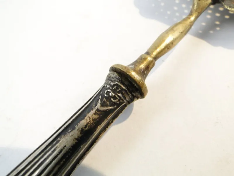 Pamono French Art Nouveau Silver Absynthe Spoon, 1900s> Cutlery & Serving Utensils