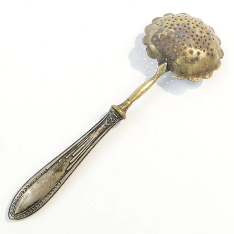 Pamono French Art Nouveau Silver Absynthe Spoon, 1900s> Cutlery & Serving Utensils