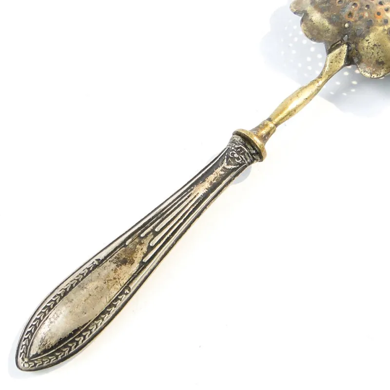 Pamono French Art Nouveau Silver Absynthe Spoon, 1900s> Cutlery & Serving Utensils