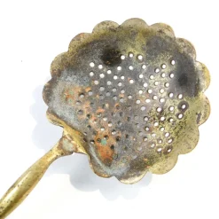 Pamono French Art Nouveau Silver Absynthe Spoon, 1900s><noscript><img width=