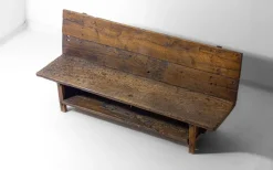 Outlet Pamono French Art Populaire Fermette Bench, Early 1900s