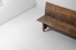 Outlet Pamono French Art Populaire Fermette Bench, Early 1900s