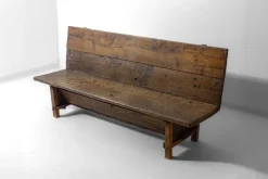 Outlet Pamono French Art Populaire Fermette Bench, Early 1900s