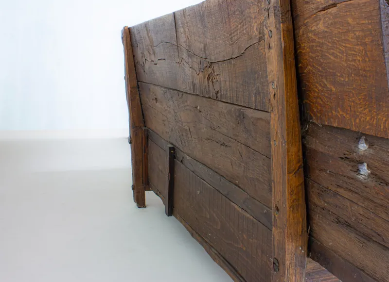 Outlet Pamono French Art Populaire Fermette Bench, Early 1900s