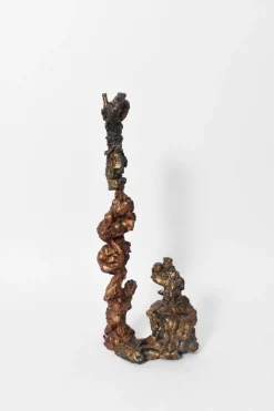 Best Pamono French Artist, Group of Female Figures, 20th Century, Sculpture in Gold Bronze with a Red and Blue Patina