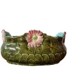 Pamono French Barbotine Flower Pot, 1890s