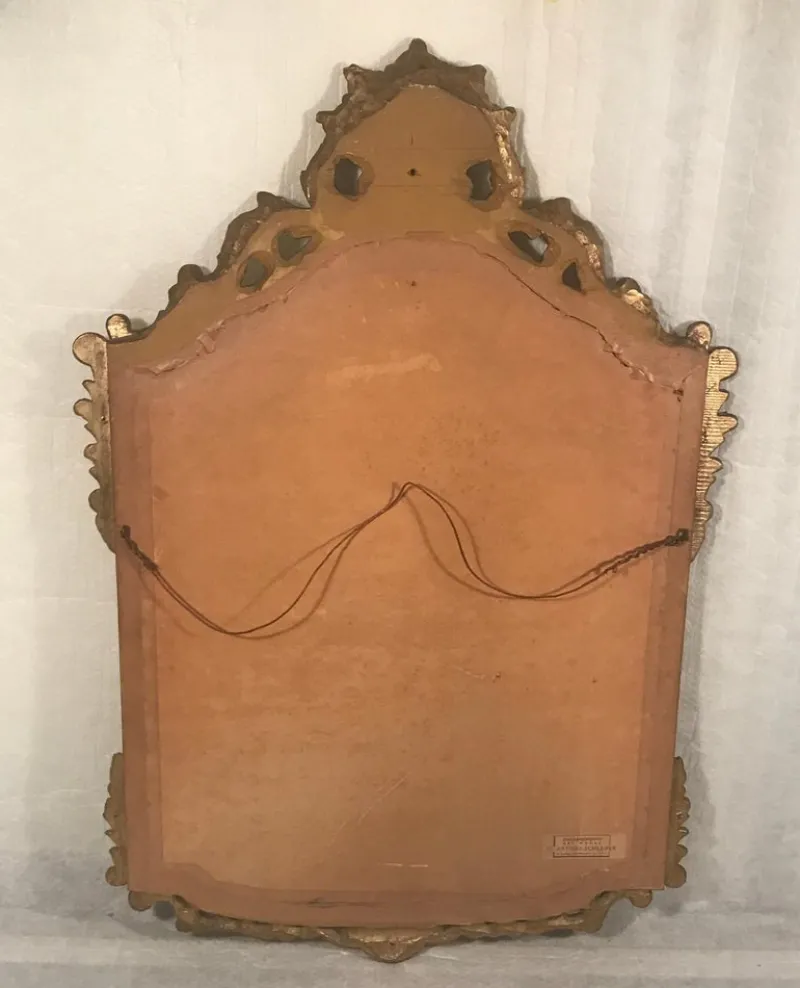 Hot Pamono French Baroque Style Giltwood Mirror, 1880s