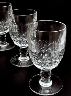 Sale Pamono French Beaux-Art Style Ground Crystal Liqueur Glasses, 1920, Set of 6