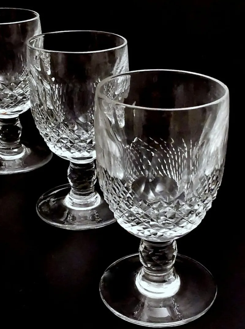 Sale Pamono French Beaux-Art Style Ground Crystal Liqueur Glasses, 1920, Set of 6