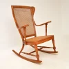 Pamono French Bentwood and Cane Rocking Chair, 1900s> Rocking Chairs