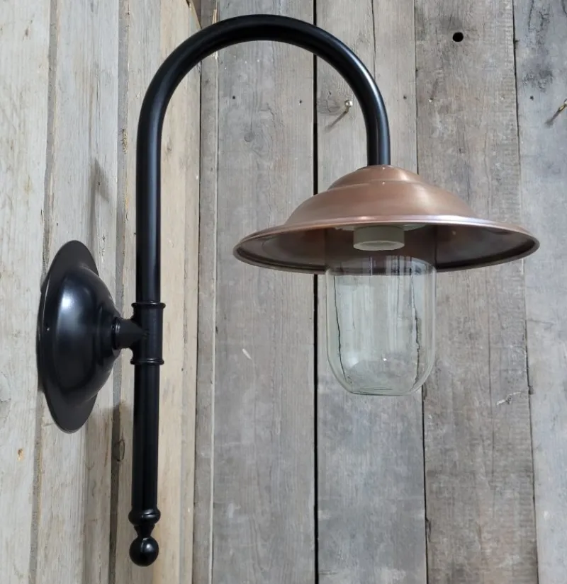 Pamono French Black Copper Outdoor Barn Light> Garden Lighting