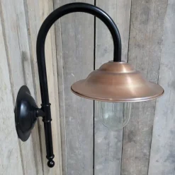 Pamono French Black Copper Outdoor Barn Light><noscript><img width=