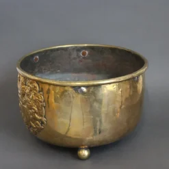 Pamono French Brass Cachepot, 1700s> Planters And Jardiniere