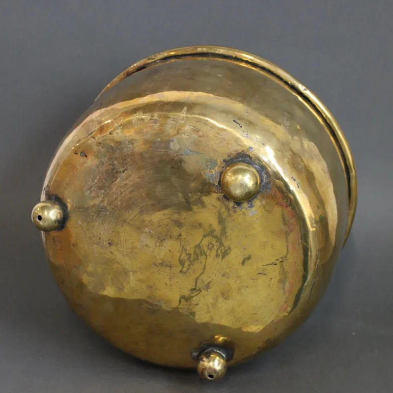 Pamono French Brass Cachepot, 1700s> Planters And Jardiniere
