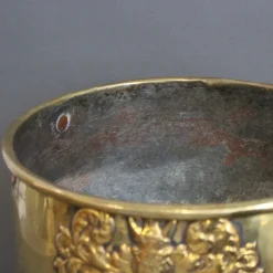 Pamono French Brass Cachepot, 1700s><noscript><img width=