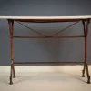Pamono French Cast Iron and Marble Garden Table> Garden Tables