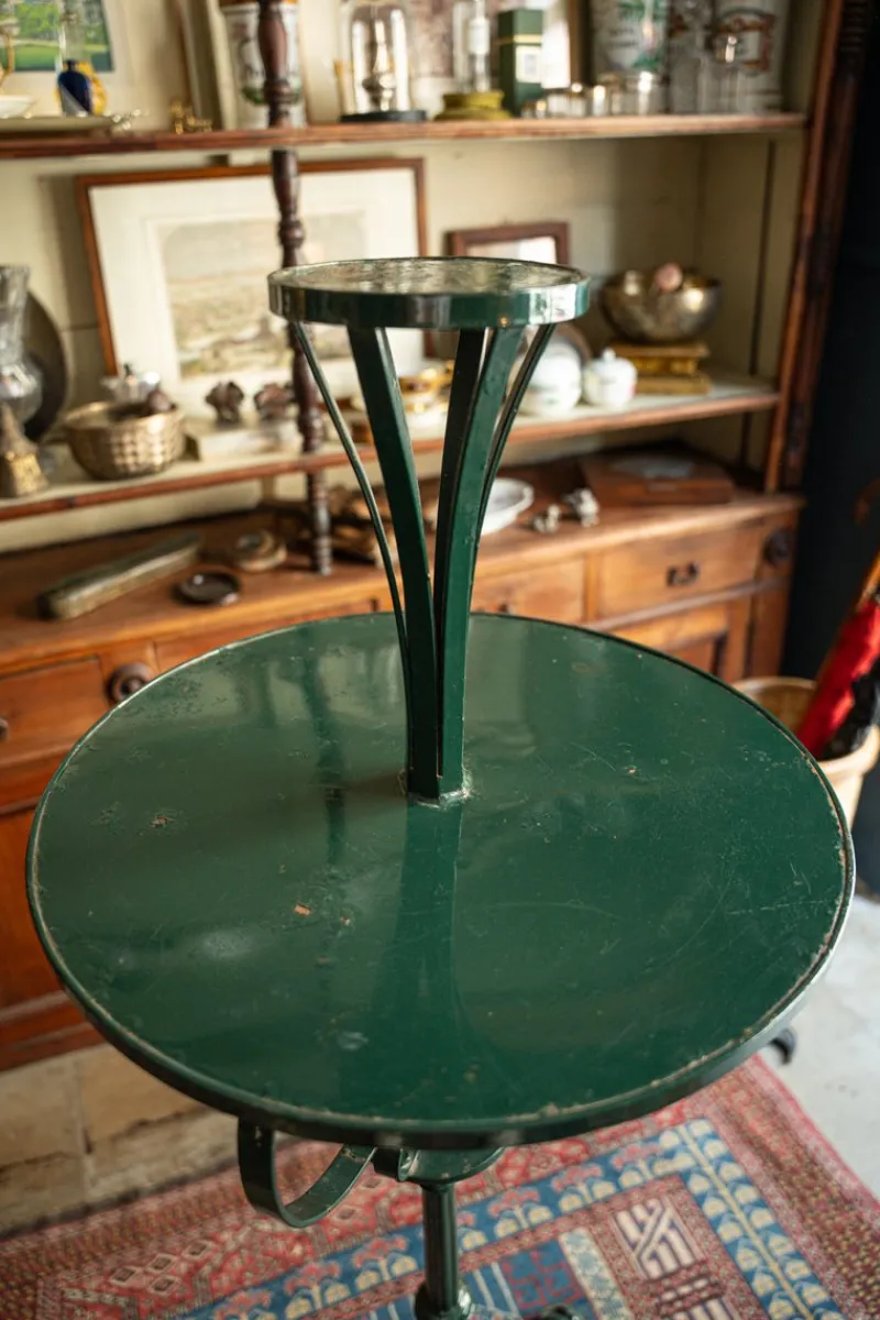 Pamono French Cast Iron Garden Table, 1890s> Garden Tables