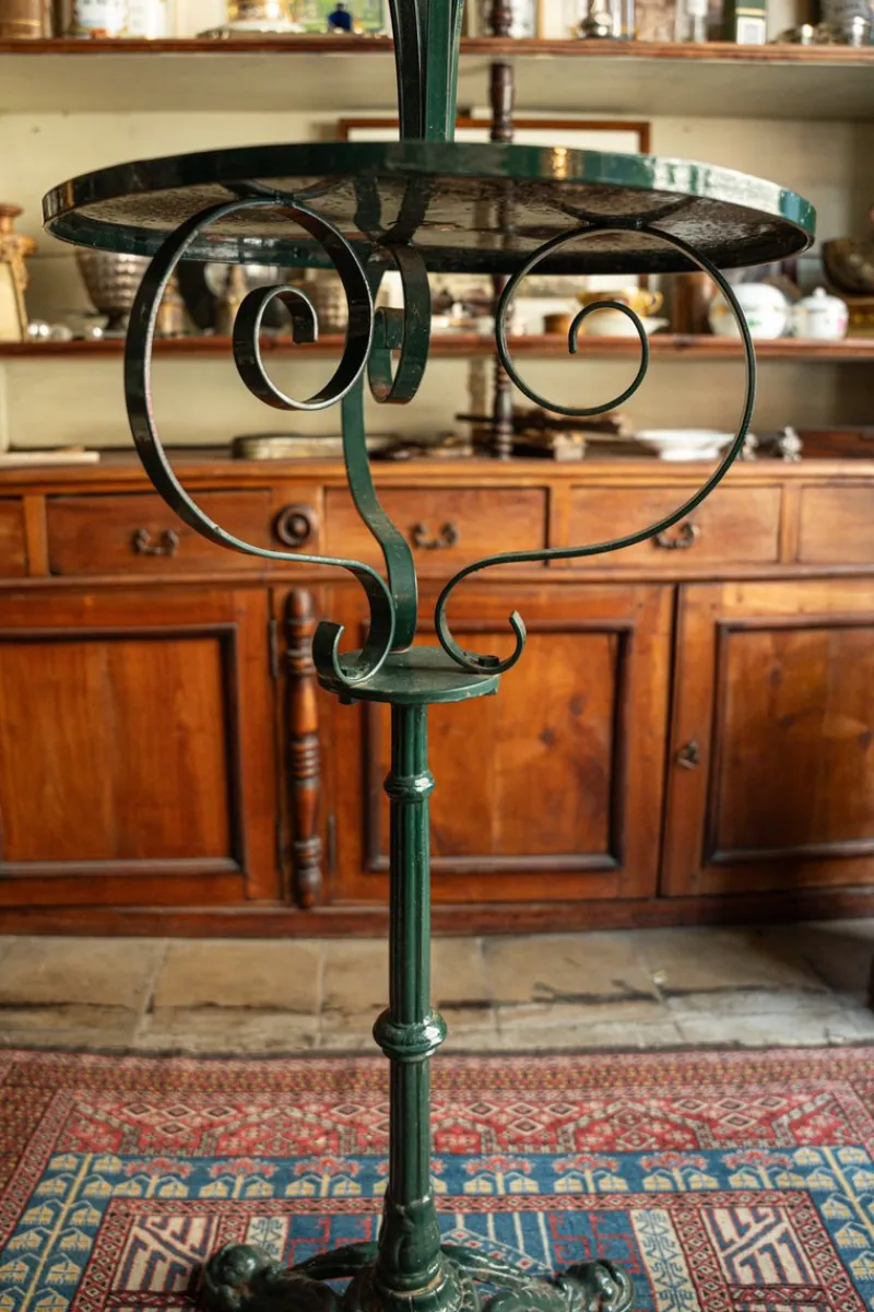 Pamono French Cast Iron Garden Table, 1890s> Garden Tables