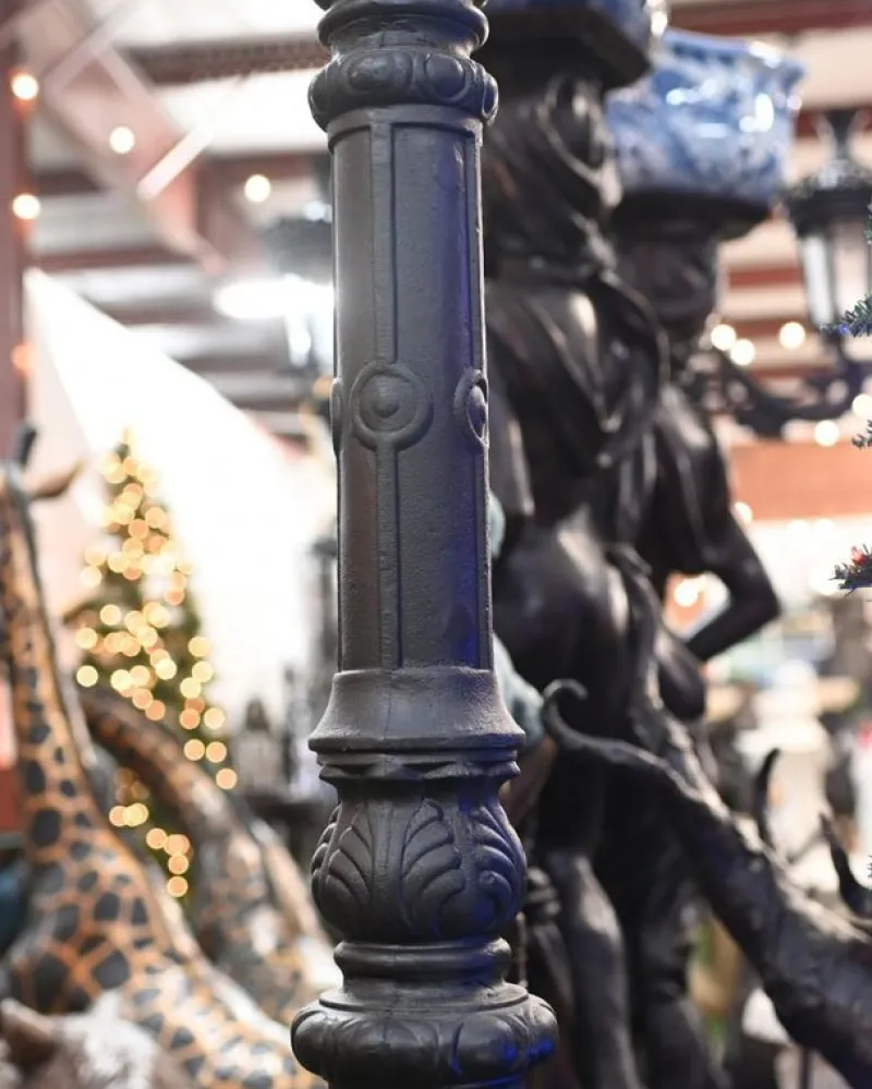 Outlet Pamono French Cast Iron Street Lamp with Lion