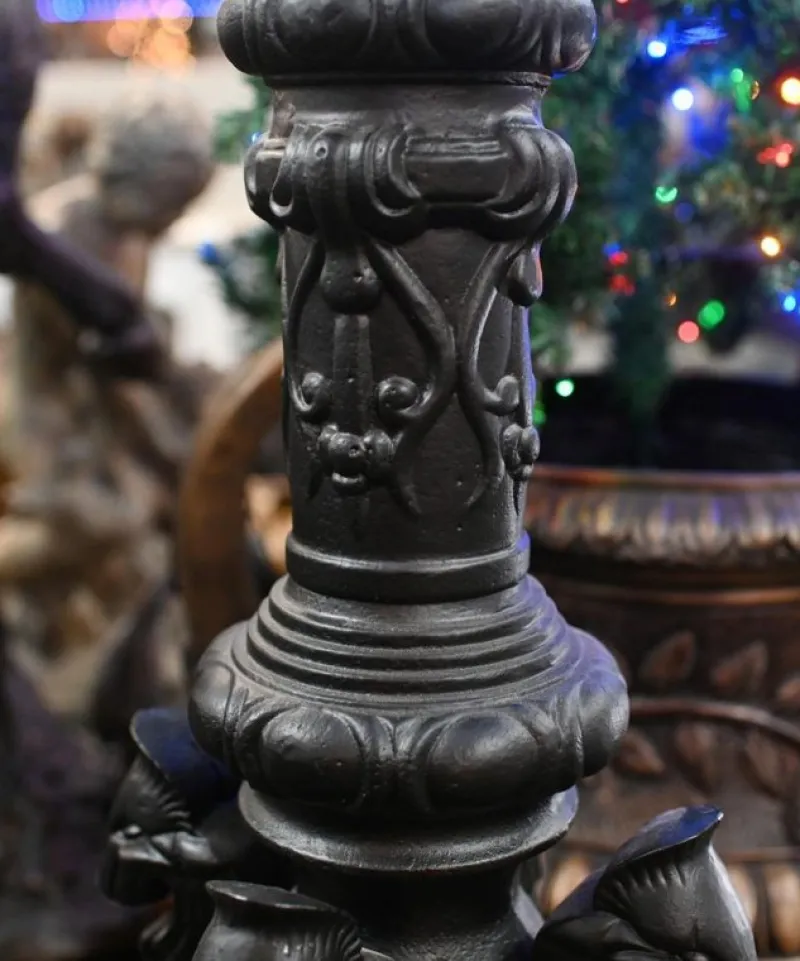Outlet Pamono French Cast Iron Street Lamp with Lion