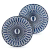Pamono French Ceramic Bleus Dailleurs Dessert Plates by Hermes for Hermès, 2000s, Set of 2> Dinner Plates & Bowls