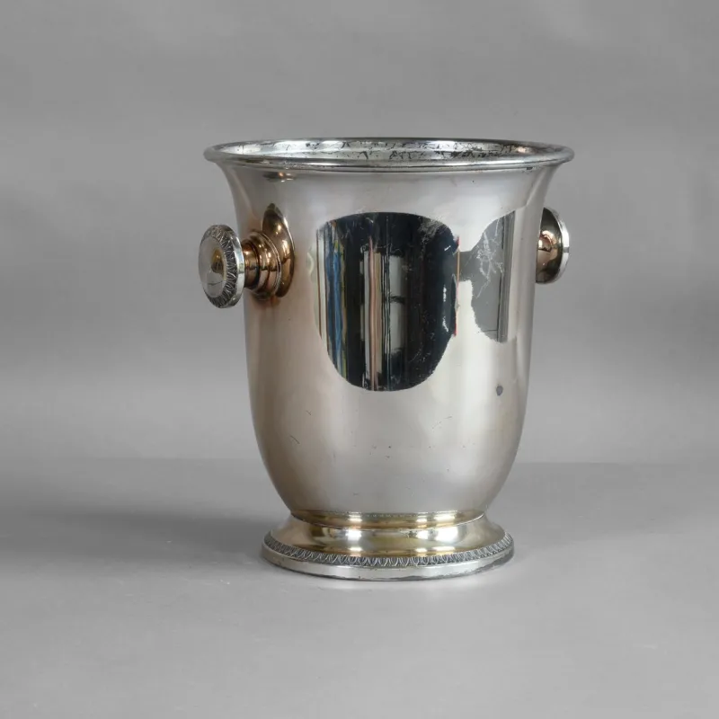 Pamono French Champagne Bucket, 1930s> Ice Buckets & Wine Coolers