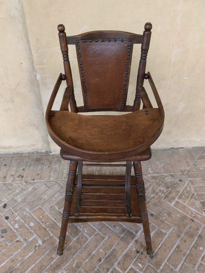 Pamono French Children's Chair in Walnut, Late 1800s> Children's Chairs