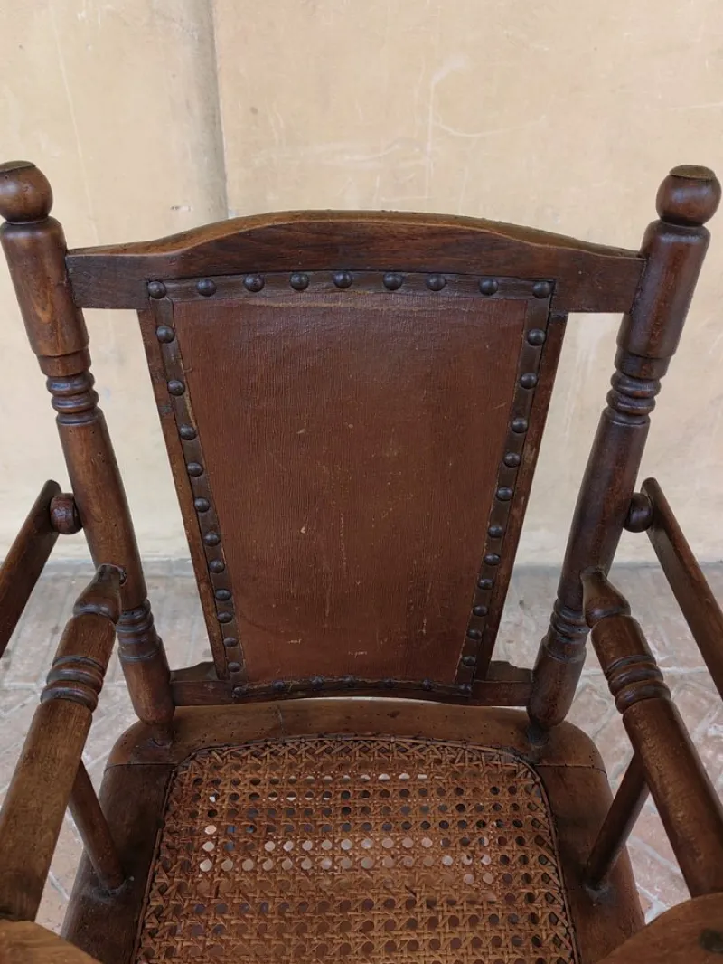 Pamono French Children's Chair in Walnut, Late 1800s> Children's Chairs