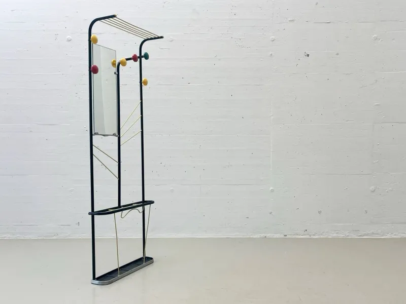 Pamono French Coat Rack by Roger Feraud, 1950s> Racks, Hooks & Valets