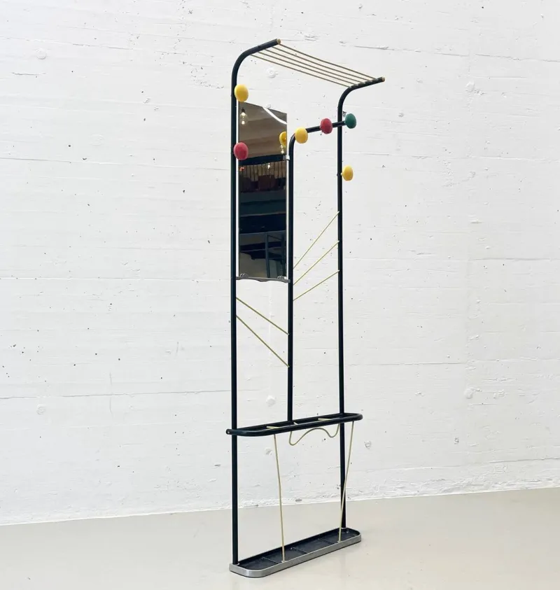 Pamono French Coat Rack by Roger Feraud, 1950s> Racks, Hooks & Valets