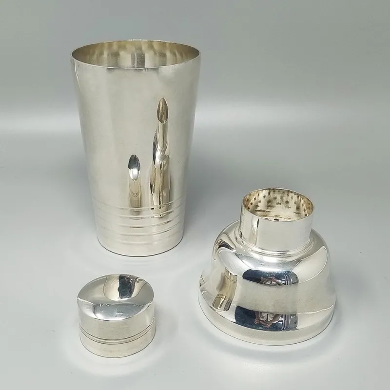 Pamono French Cocktail Shaker in Silver Plated, 1950s