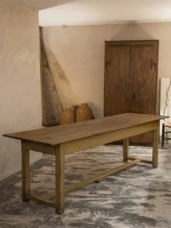 Outlet Pamono French Country Dining Table, 1890s